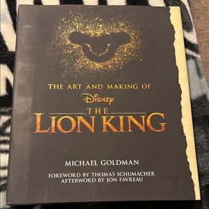 Disney The Lion King Art Book - Black and Gold